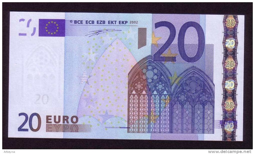 Portugal 20M U004. UNC. Duisenberg Signature. - 20 Euro