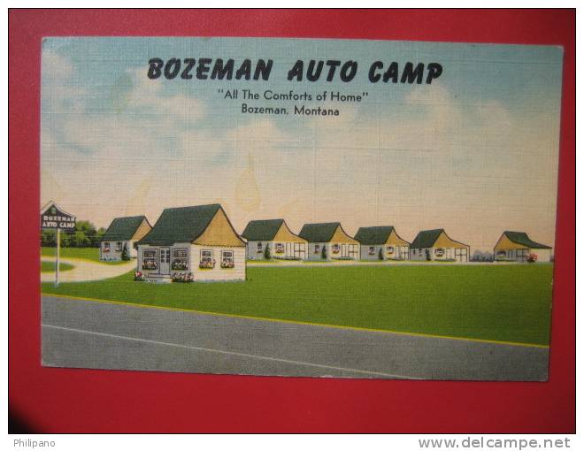 Montana > Bozeman    Boseman Auto Camp   1944 Cancel ===   ===ref 309 - Bozeman