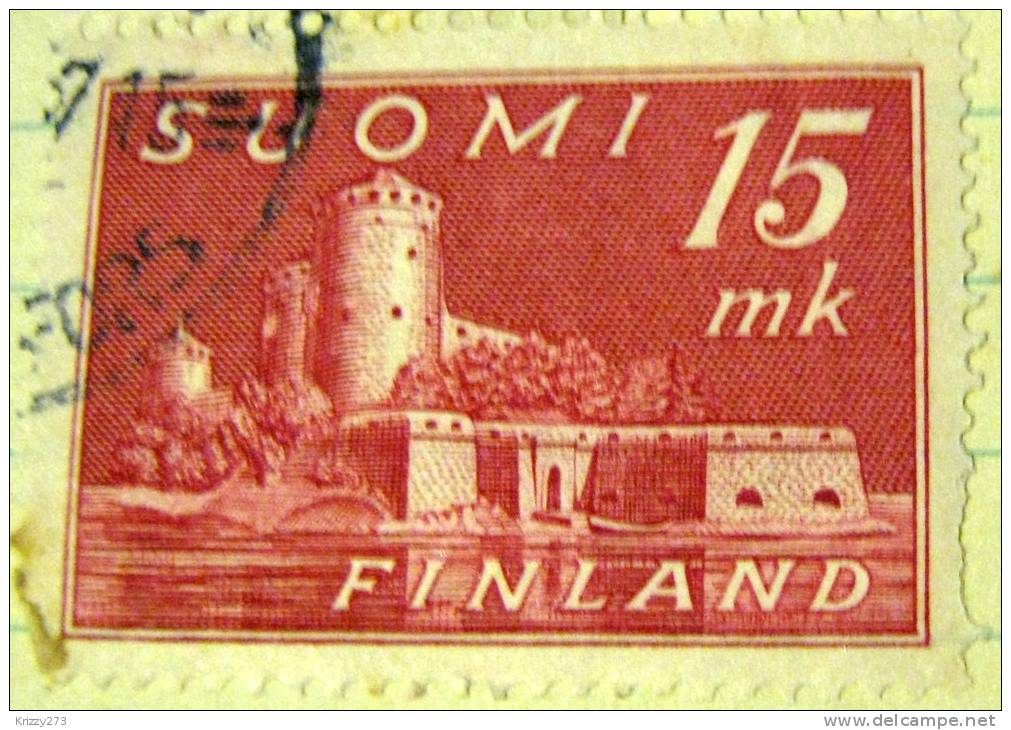 Finland 1930 Olavin Castle 15m - Used - Used Stamps