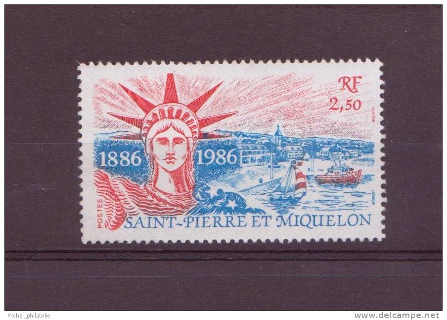 Saint-Pierre Et Miquelon  N° 471**   Neuf Sans Charniere Statue De La Liberté - Unused Stamps