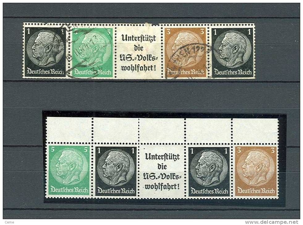 Allemagne - Mi 512, 513, 515 (Mi W90, W94) *** Et Oblitérés, Très Beau Lot, Voir Scan - Postzegelboekjes