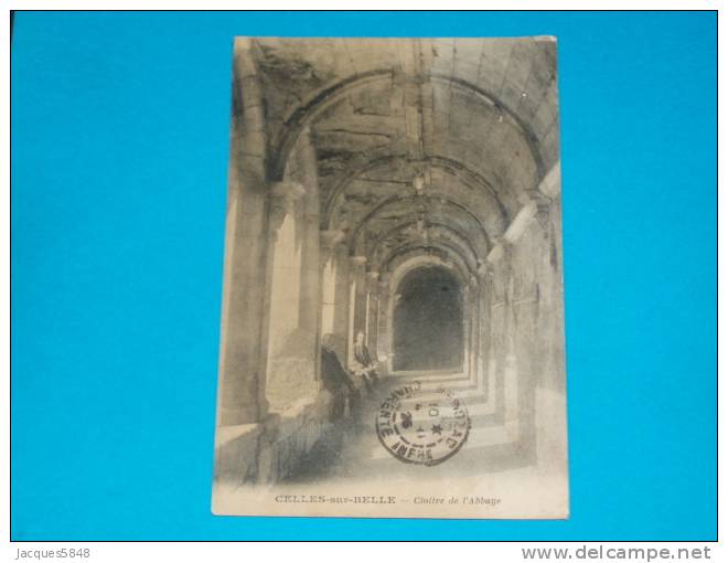 79) Celles-sur-belle - Cloitre De L´abbaye -   Année 1923 - EDIT - - Celles-sur-Belle