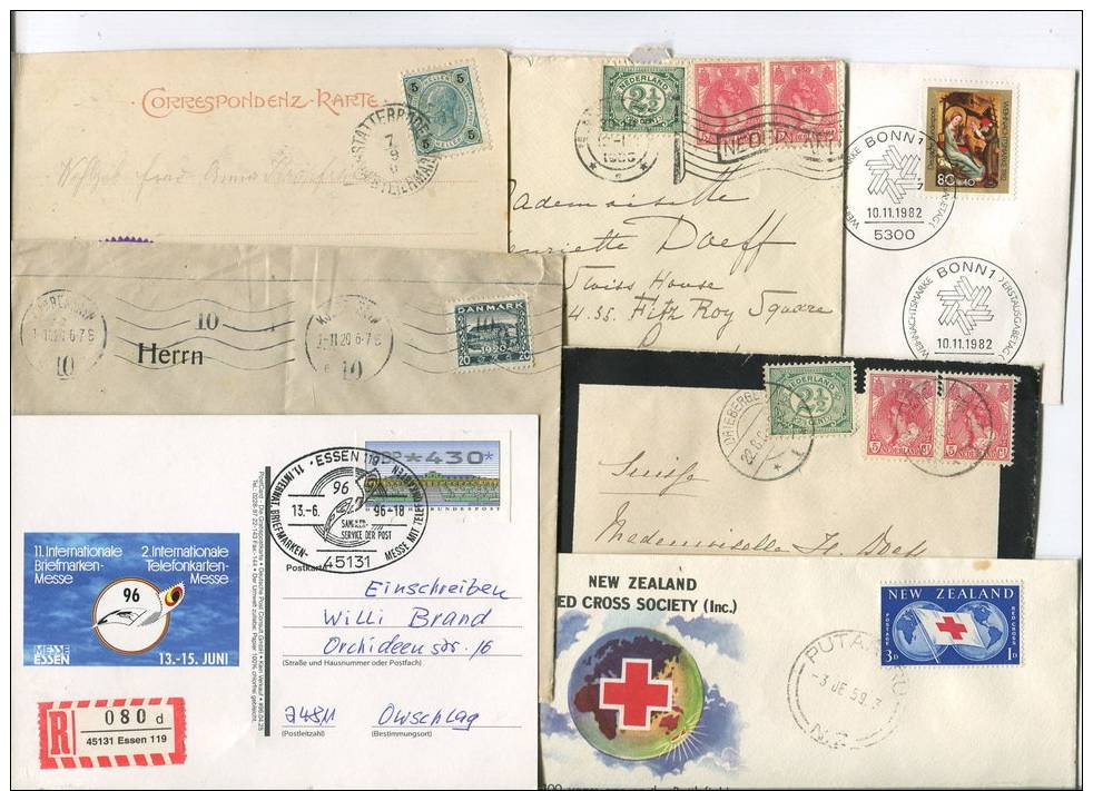 Welt / Posten Mit 23 Belegen - Lots & Kiloware (mixtures) - Max. 999 Stamps