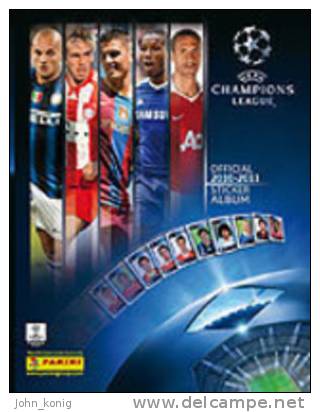 ALBUM FIGURINE VUOTO PANINI (EMPTY STICKERS ALBUM MINT / NEW) UEFA CHAMPIONS LEAGUE 2010-2011 - Edizione Italiana