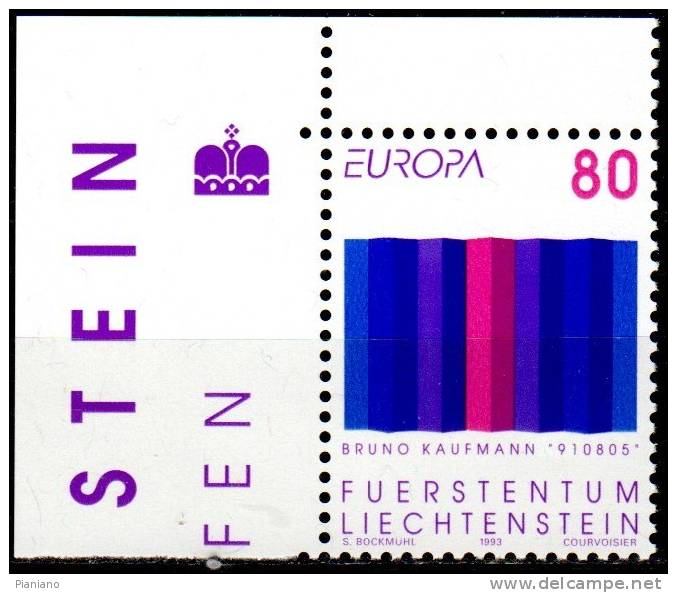 PIA  -  LIECHTENSTEIN  -  1993  : Europa  -  (Yv   995-96) - 1993
