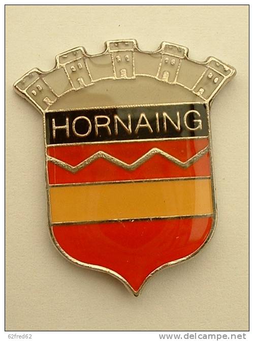 PIN´S HORNAING BLASON - Villes