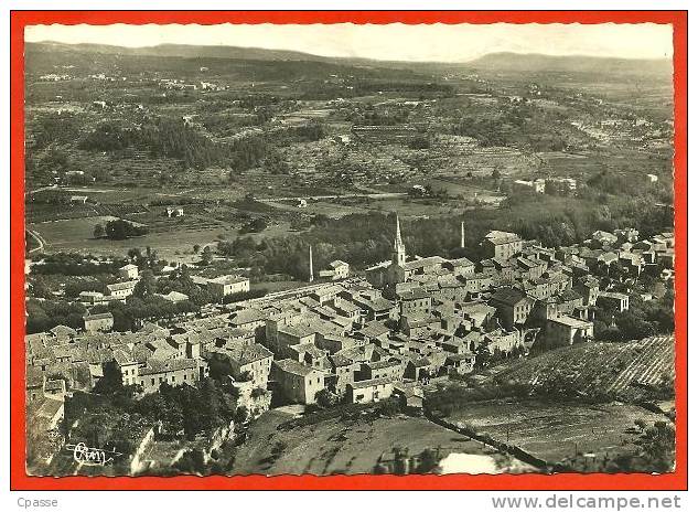 CPSM 07 JOYEUSE Ardèche - Vue Générale Aérienne Côté Sud ° Cim Combier - Joyeuse