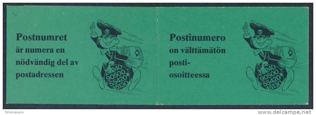 FINLAND/Finnland 1976 Coat Of Arms Lion, Slot Machine Booklet HA11 N.1642** - Booklets