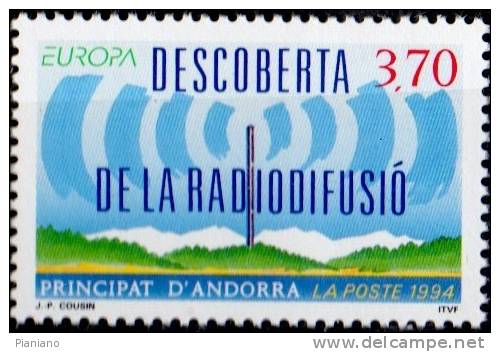 PIA  -  ANDORRE  FR. -  1994  : Europa  -  (Yv   444-45) - 1994