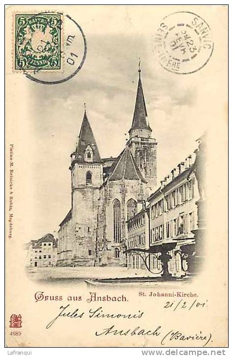 Allemagne - Ref  681- Gruss Aus Ansbach - Ansbach