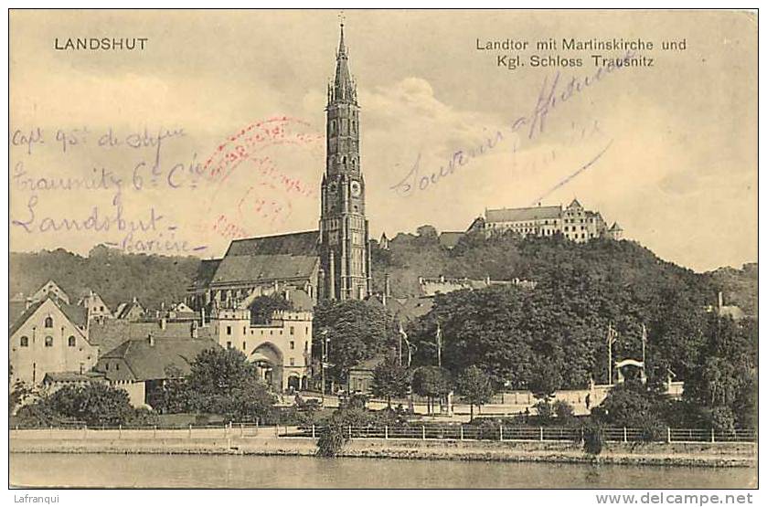 Allemagne - Ref  673- Landshut - Carte Bon Etat - - Landshut