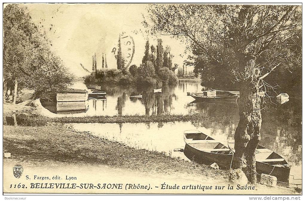 69  1162 BELLEVILLE SUR SAONE  ETUDE ARTISTIQUE SUR LA SAONE - Belleville Sur Saone