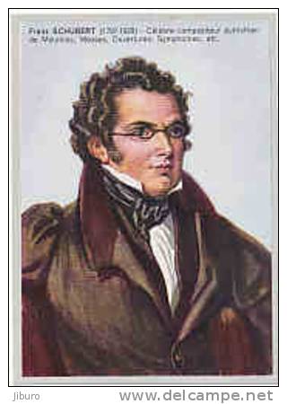 Image / Franz SCHUBERT  / Compositeur Musique Musicien Music / Portrait Hommes Célèbres // IM 17/1 - Other & Unclassified