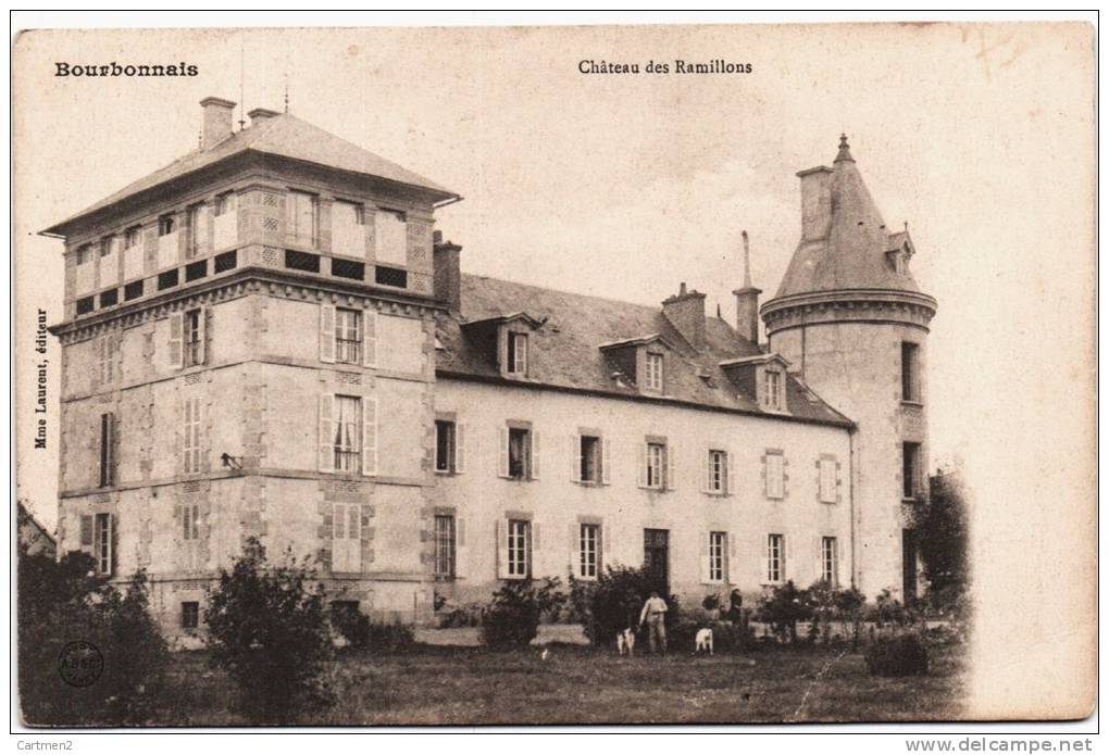 CHATEAU DES RAMILLONS DANS LE BOURBONNAIS 1900 ALLIER 03 - Autres & Non Classés