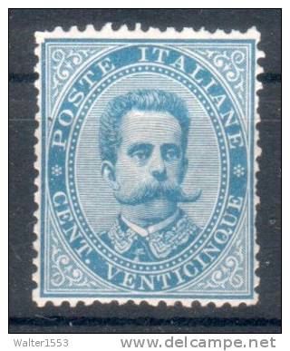 Italia Regno 1879 Effige Umberto I * MH 25 Centesimi Ottima Centratura - Ongebruikt