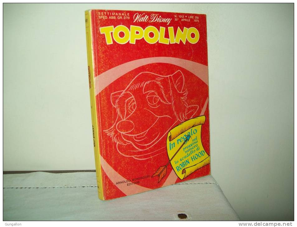 Topolino (Mondadori 1975) N. 1012 - Disney