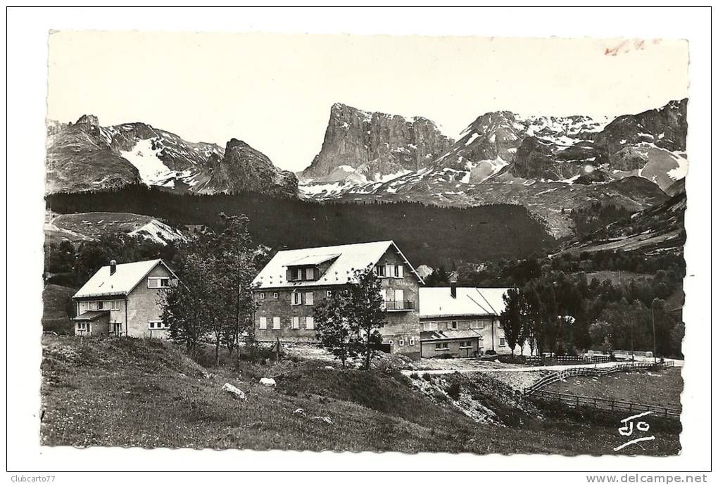 Saint-Etienne-en-Dévoluy (05) :Les Chalets Des Finances Colonie En 1950. - Saint Etienne En Devoluy