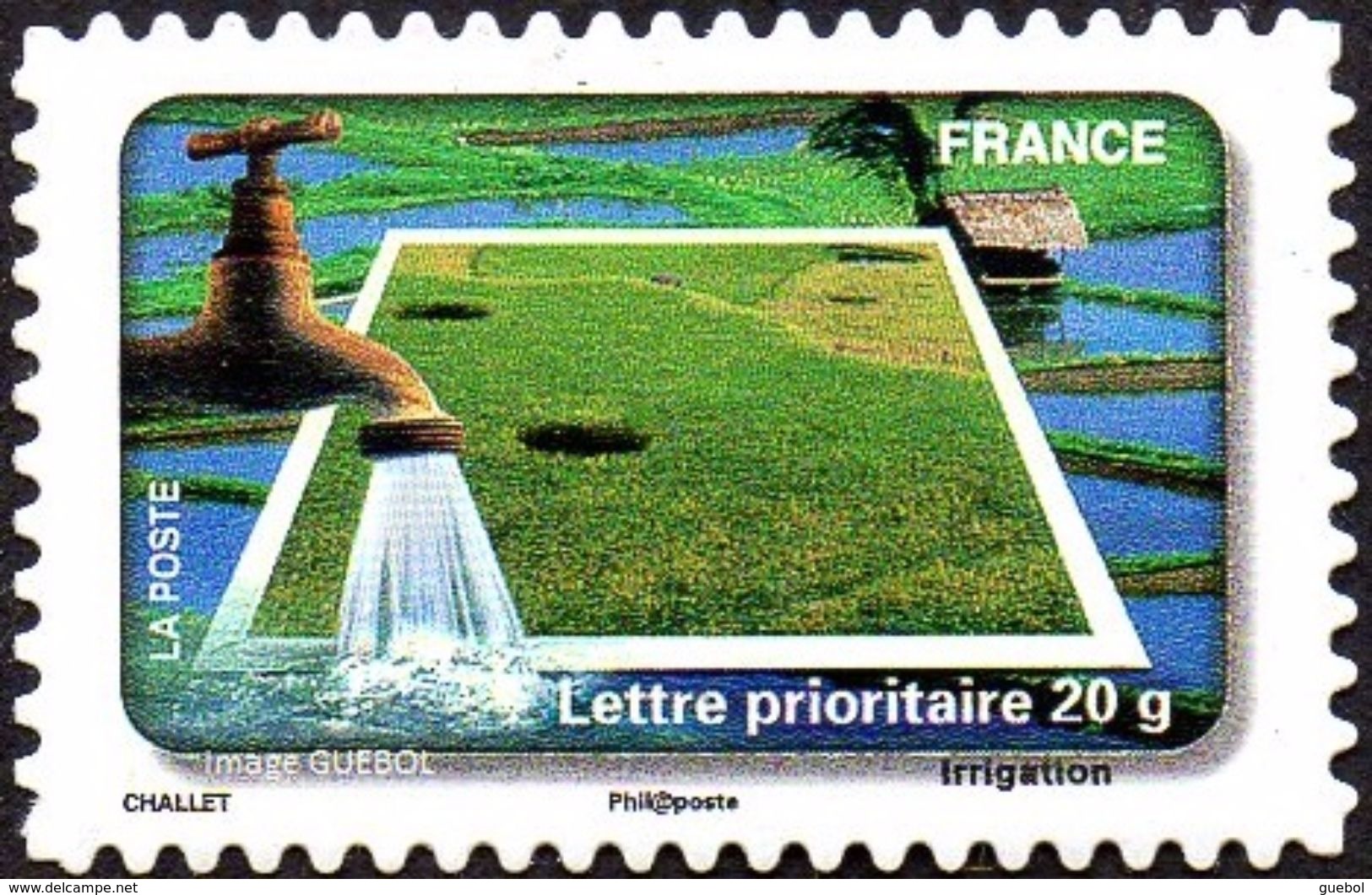 France Autoadhésif ** N°  409 - Fête Du Timbre - Eau - Irrigation - Neufs