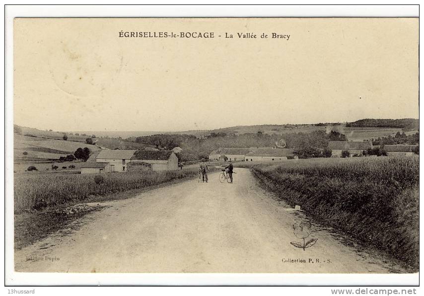 Carte Postale Ancienne Egriselles Le Bocage - La Vallée De Bracy - Egriselles Le Bocage