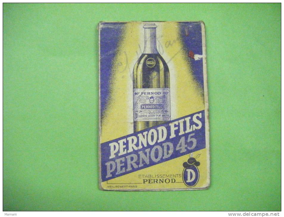 Bloc  Incomplet -pernod Fils- Pernod 45-format 9.5x6cm - Advertising