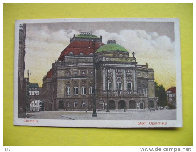 Chemnitz Stadt Opernhaus - Chemnitz (Karl-Marx-Stadt 1953-1990)