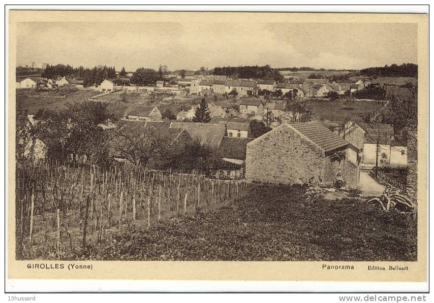 Carte Postale Ancienne Girolles - Panorama - Autres & Non Classés