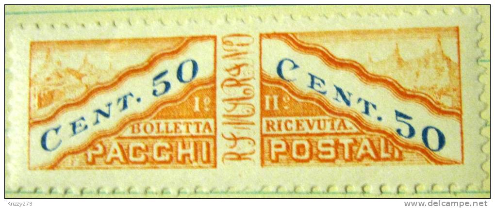 San Marino 1928 Parcel Postage 50c - Unused - Timbres-taxe