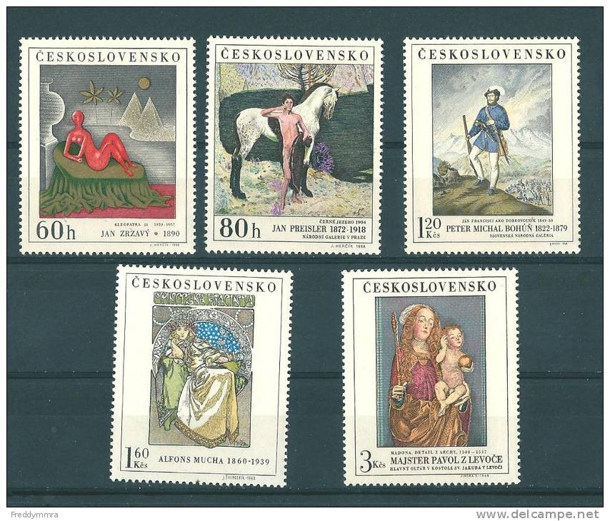 Tchécoslovaquie: 1686/ 1690 ** - Neufs