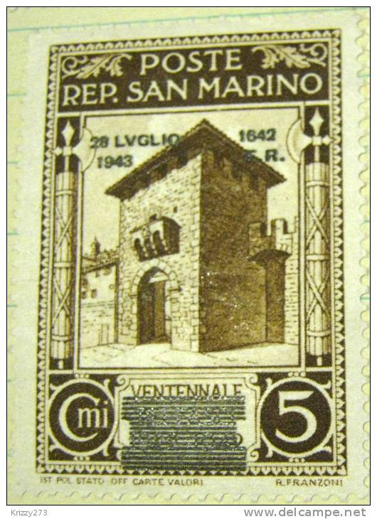 San Marino 1943 Gateway 5m - Unused - Gebraucht