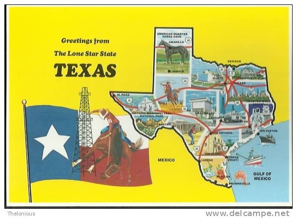 * Cartolina - Stati Uniti - Texas - Post Card Nuova - Otros & Sin Clasificación
