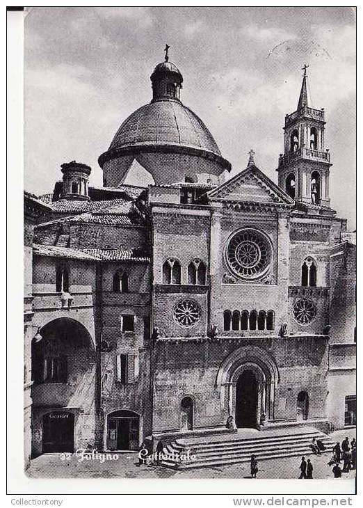 Foligno - Cattedrale  - Formato Grande -  Viaggiata 1957 - Foligno