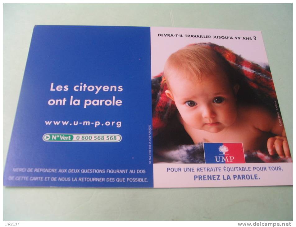 PUBLICITE UMP......... - Partis Politiques & élections