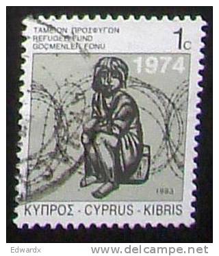 Cyprus 1993 Refugee Fund Tax Used - Usados