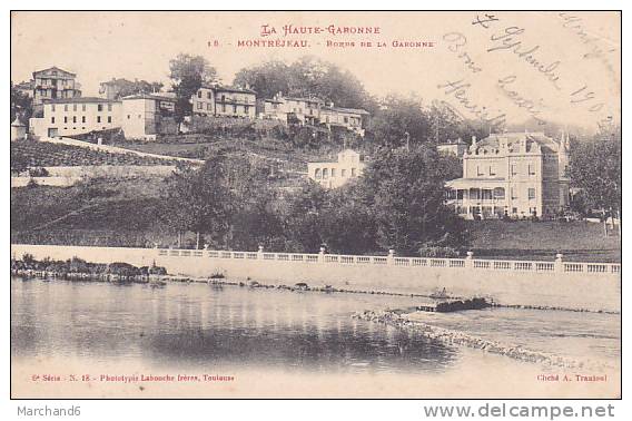 HAUTE GARONNE MONTREJEAU BORDS DE LA GARONNE Editeur Labouche  Pli Coin Haut Droit - Montréjeau