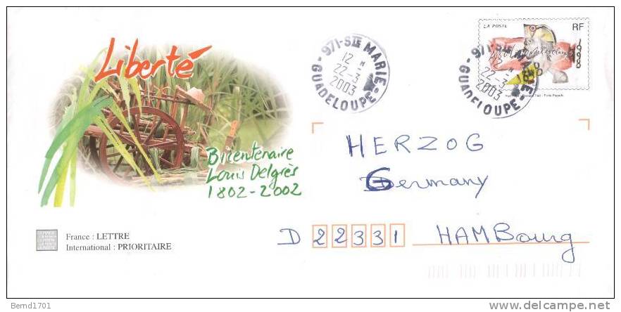 Frankreich / France - Umschlag Echt Gelaufen / Cover Used  (d009) - Pseudo-officiële  Postwaardestukken