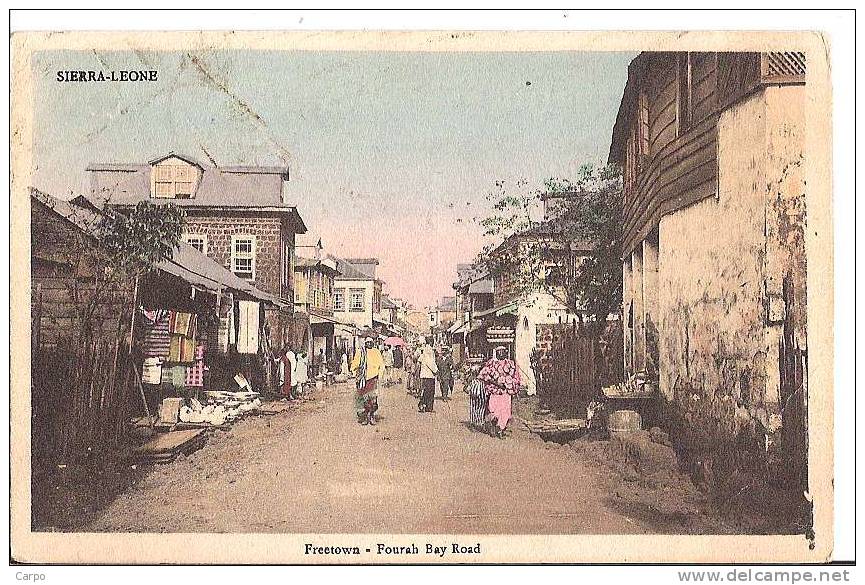 SIERRA LEONE. - Freetown - Fourah Bay Road. - Sierra Leona