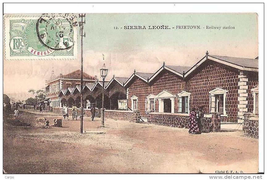 SIERRA LEONE. - Freetown - Railway Station. - Sierra Leone