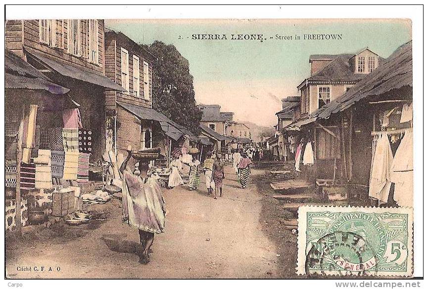 SIERRA LEONE. - Street In Freetown. - Sierra Leona