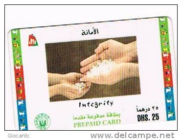 EMIRATI ARABI UNITI (UAE) - ETISALAT (REMOTE) - INTEGRITY - USED  -  RIF. 569 - Emiratos Arábes Unidos