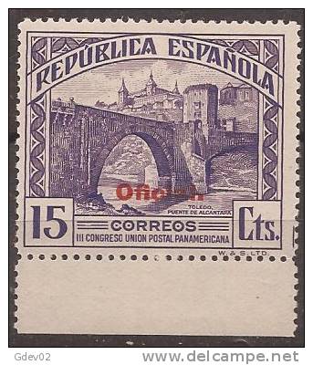 ES622-LA333TAO. España Spain Espagne UNON POSTAL PANAMERICANA.A.TOLEDO. 1931 (Ed.622**) Sin Charnela LUJO - Otros & Sin Clasificación