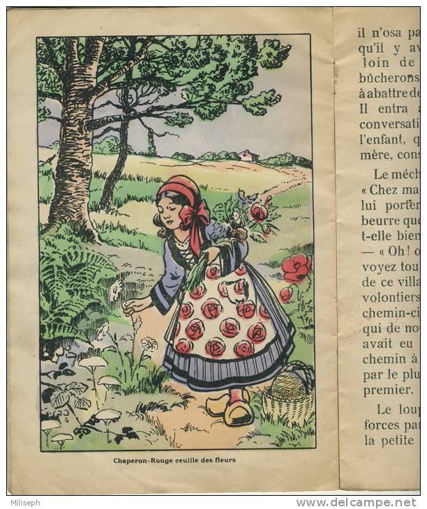 Le Petit Chaperon Rouge -  Joli Livret Pour Enfant            (1255) - 1901-1940