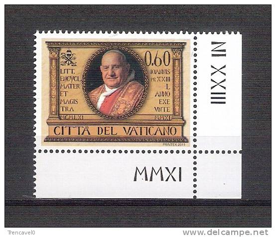 Vatican 2011-Pape Jean XXIII-50éme Anniversaire De L´encyclique Mater Et Magistra-neuf**-Vaticano Vatikan Vaticaan - Unused Stamps