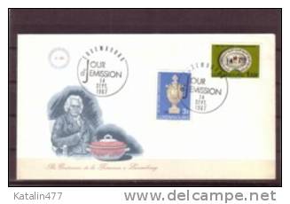 Luxembourg, 1967. Art Objects. Ceramics.  - FDC - FDC