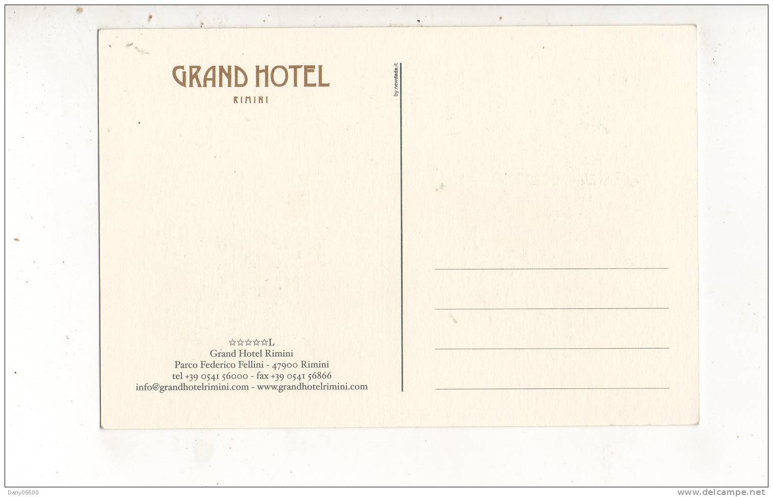 1908 RIMINI - GRAND HOTEL E STABILIMENTO BAGNI - Rimini