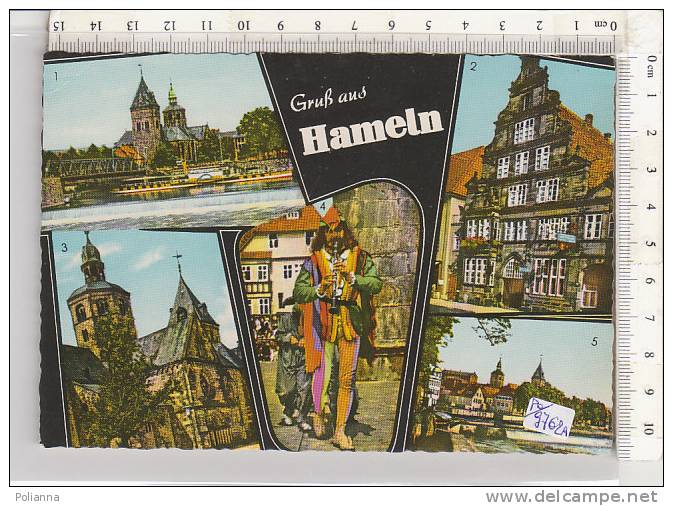 PO9762A# GERMANIA - GERMANY - HAMELN - RATTENFANGER - PIFFERAIO - Acquerellata  No VG - Hameln (Pyrmont)