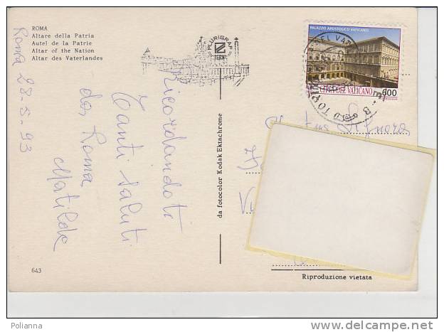 PO9985A# ROMA  VG Poste Vaticane 1993 - Briefe U. Dokumente