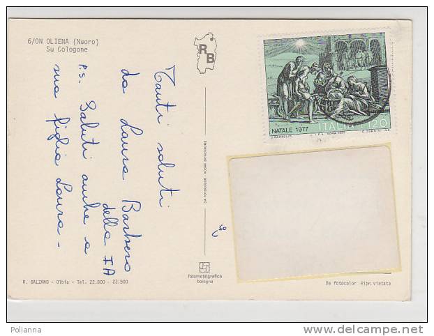 PO0106B# NUORO - OLIENA - SU COLOGONE  VG 1978 - Nuoro