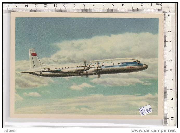 PO0137B# AVIAZIONE CCCP - AEREO IL-18 A PASSENGER TURBOPROP - AEROPLANE   No VG - 1946-....: Moderne