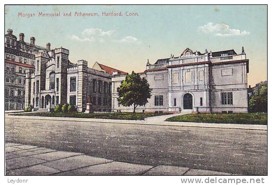 Morgan Memorial And Atheneum, Hartford, Connecticut 1915 - Hartford