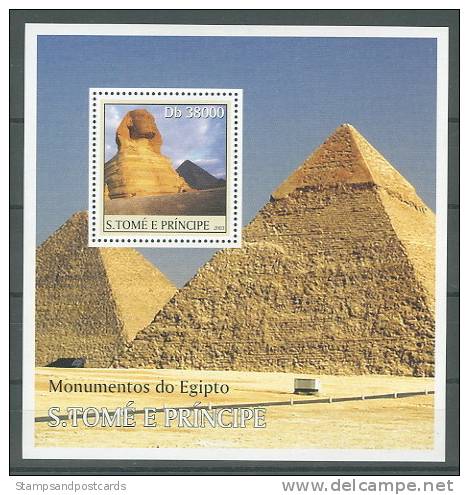 Monuments Egypte Sao Tome Et Principe 2003 ** Egypt Monuments St Thomas And Principe - Aegyptologie